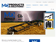 Tablet Screenshot of md-products.com